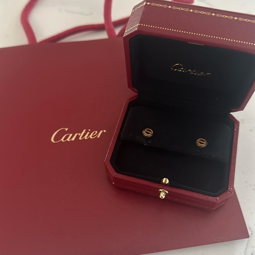 Cartier LOVE earrings - studs